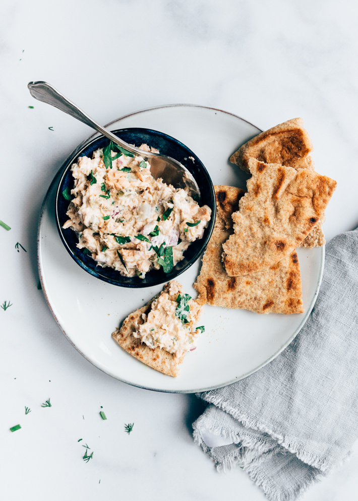 3 salades voor op een toastje