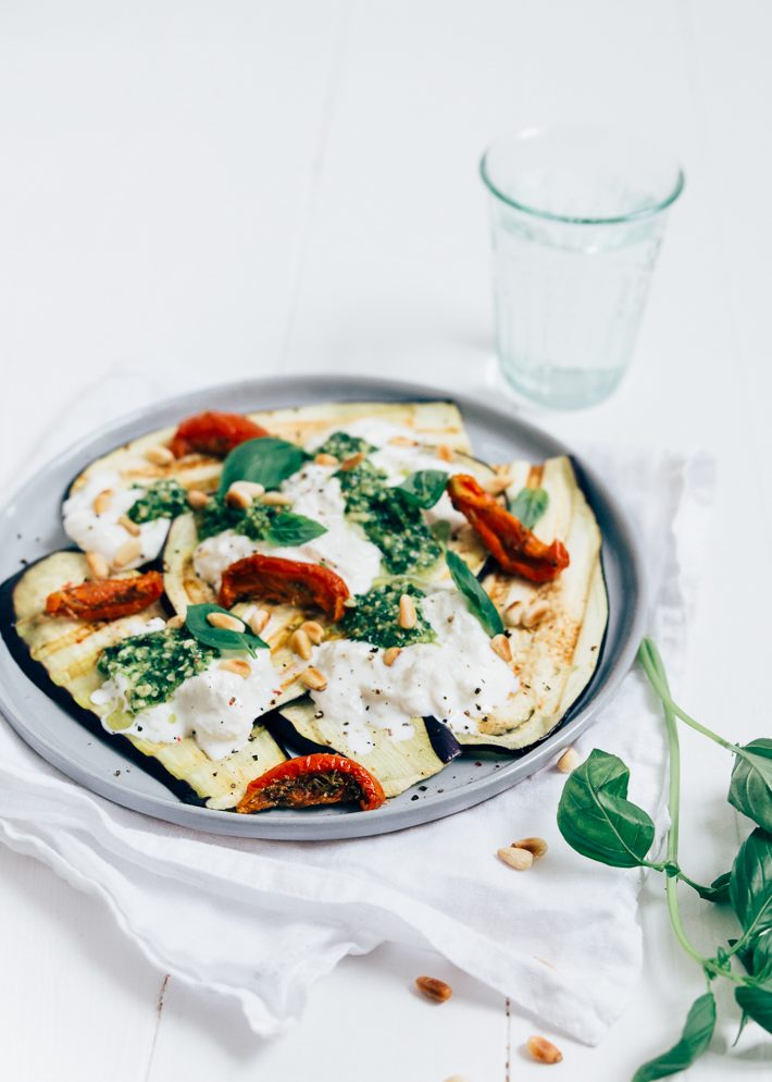 Aubergine carpaccio