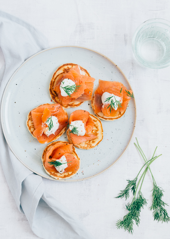 Blini's met zalm