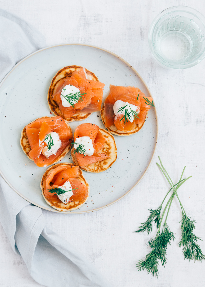 Blini's met zalm