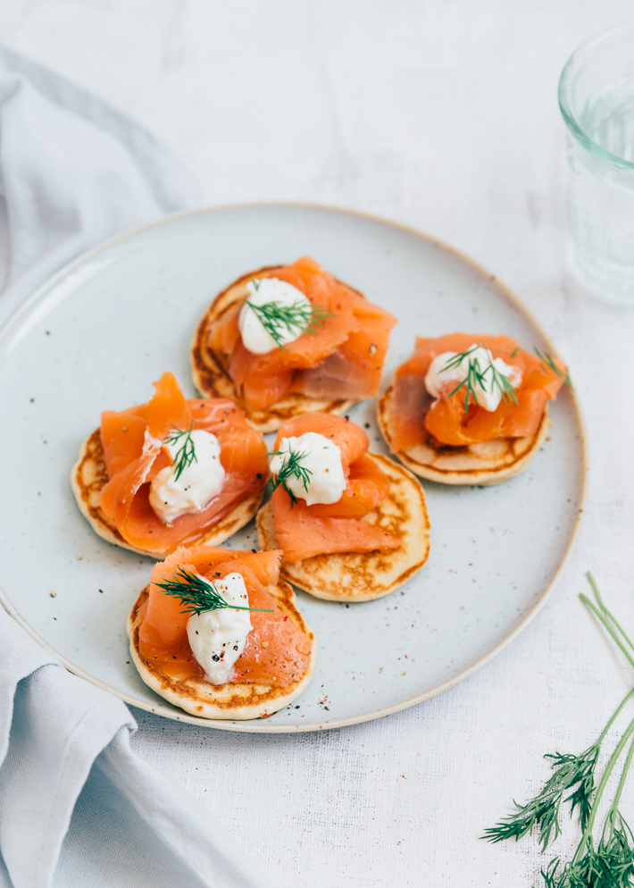 Blini's met zalm