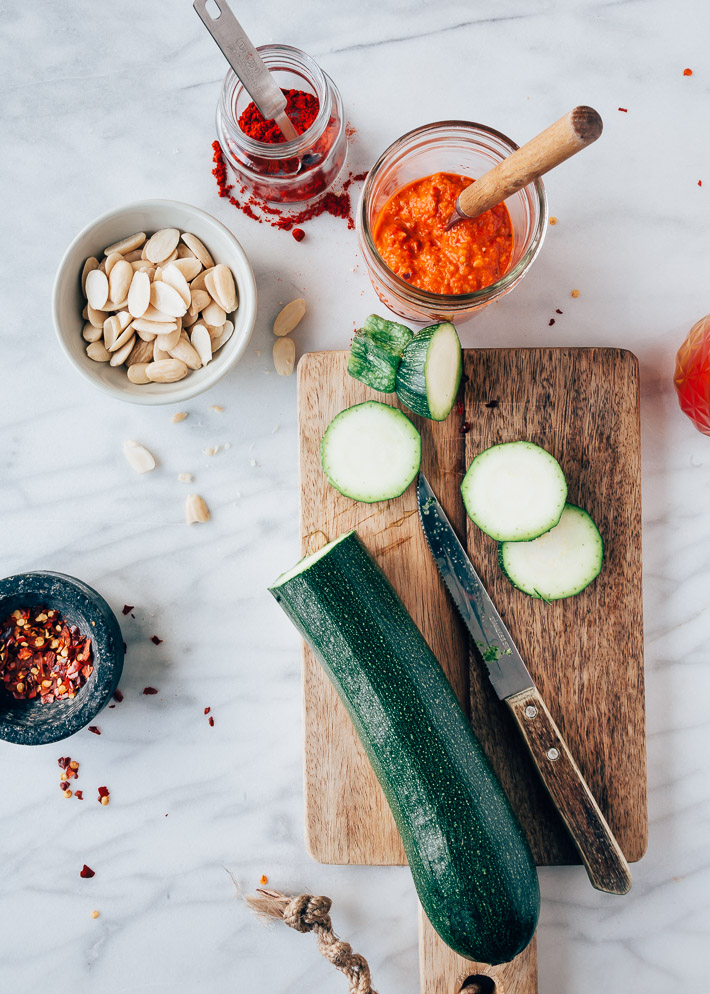 Courgette salade