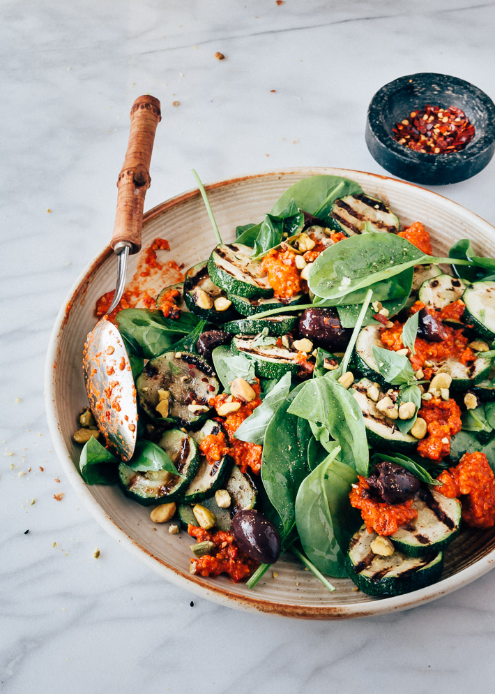 Courgette salade