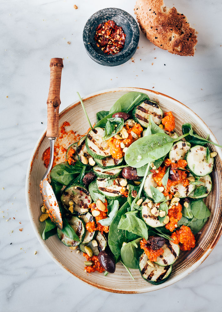 Courgette salade