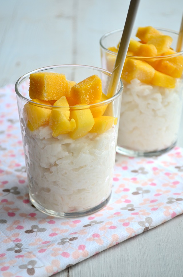 kokosrijst met mango