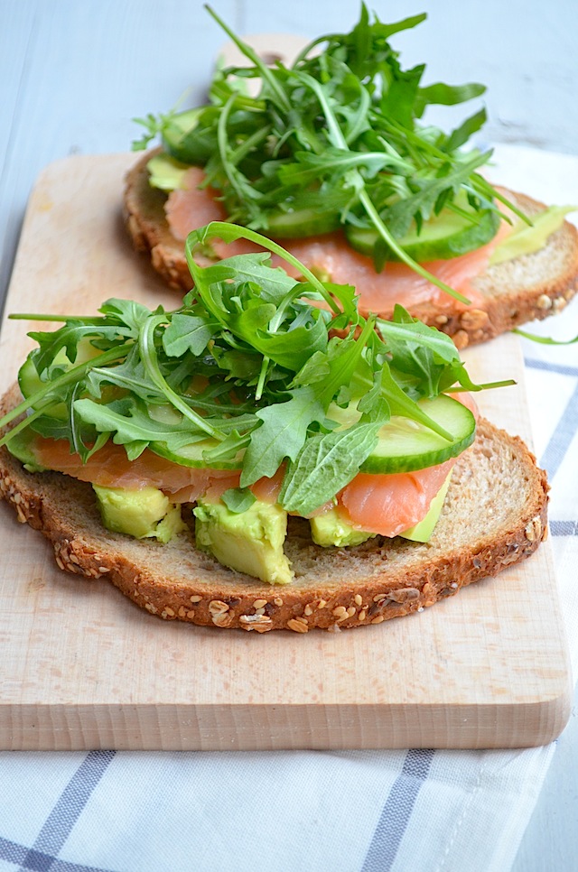 Zalm en Avocado