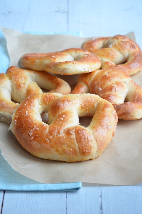 Zachte pretzels