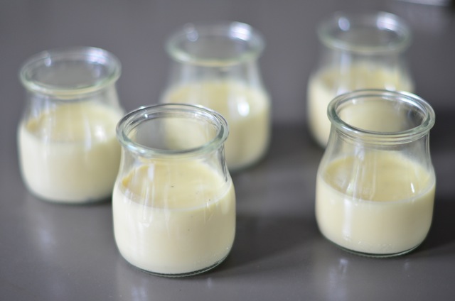 witte chocolade panna cotta