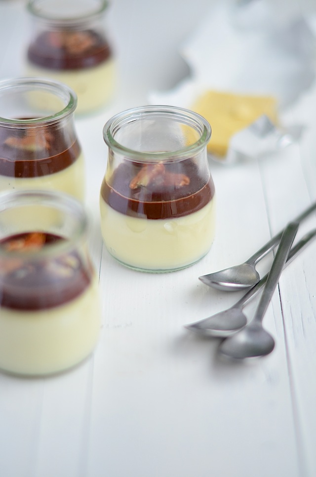 witte chocolade panna cotta