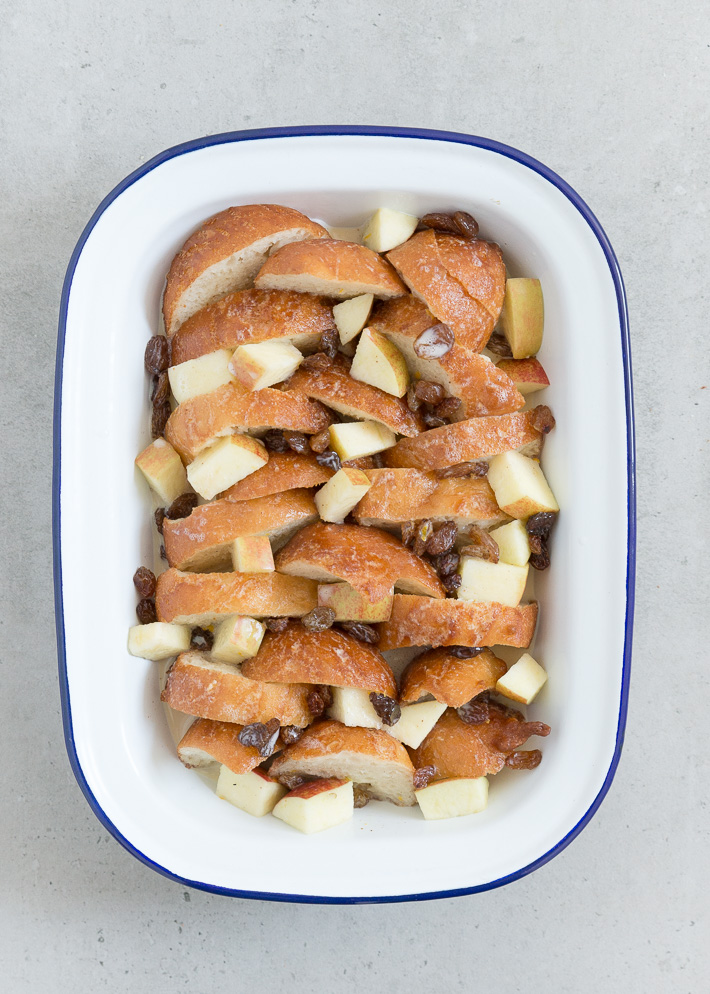 broodpudding met oliebollen