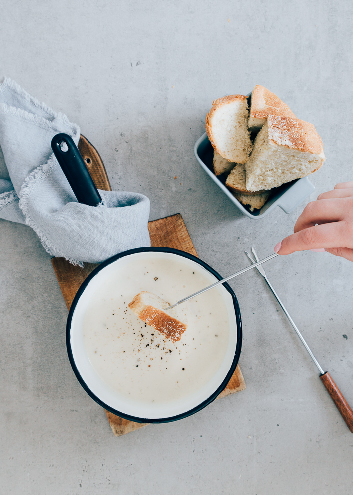 Geitenkaas fondue