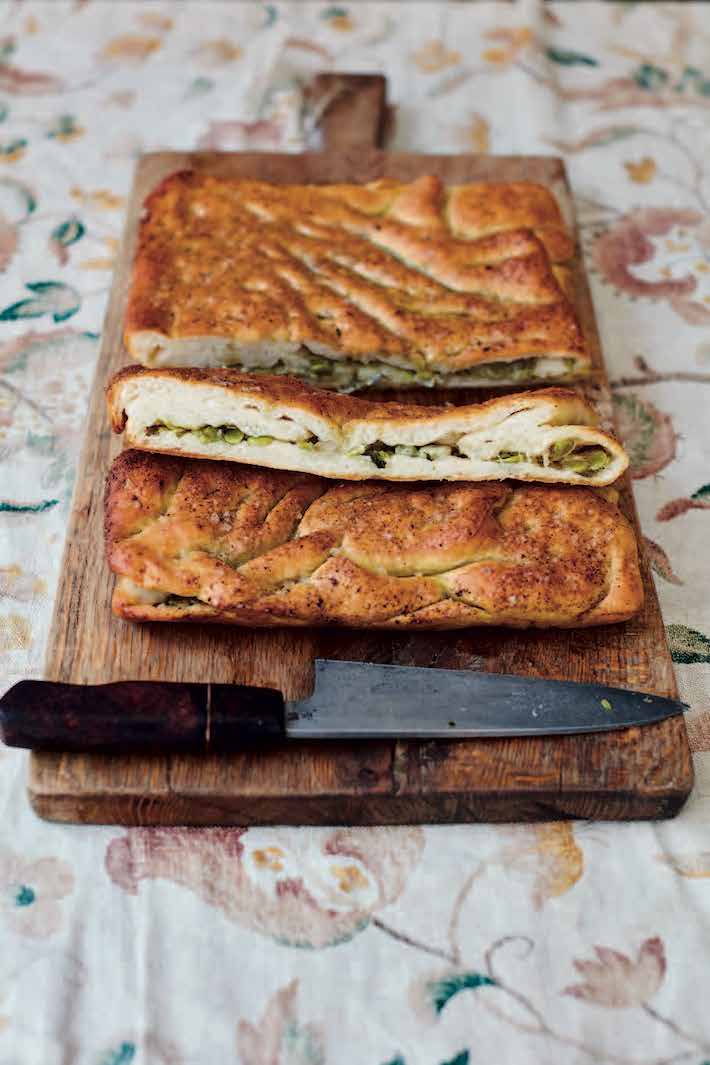 Gevulde focaccia