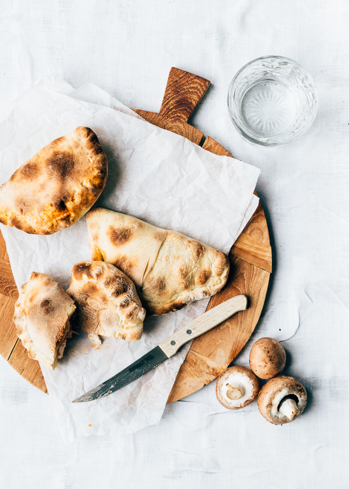 Mini calzone pizza's