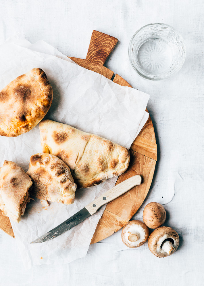 Mini calzone pizza's