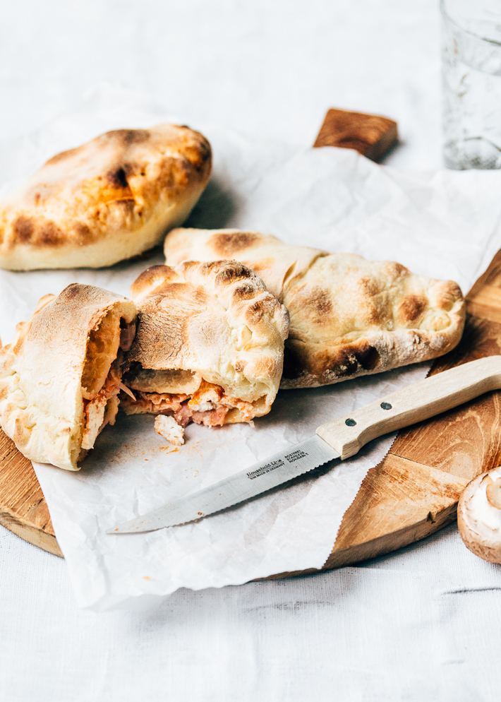 Mini calzone pizza's