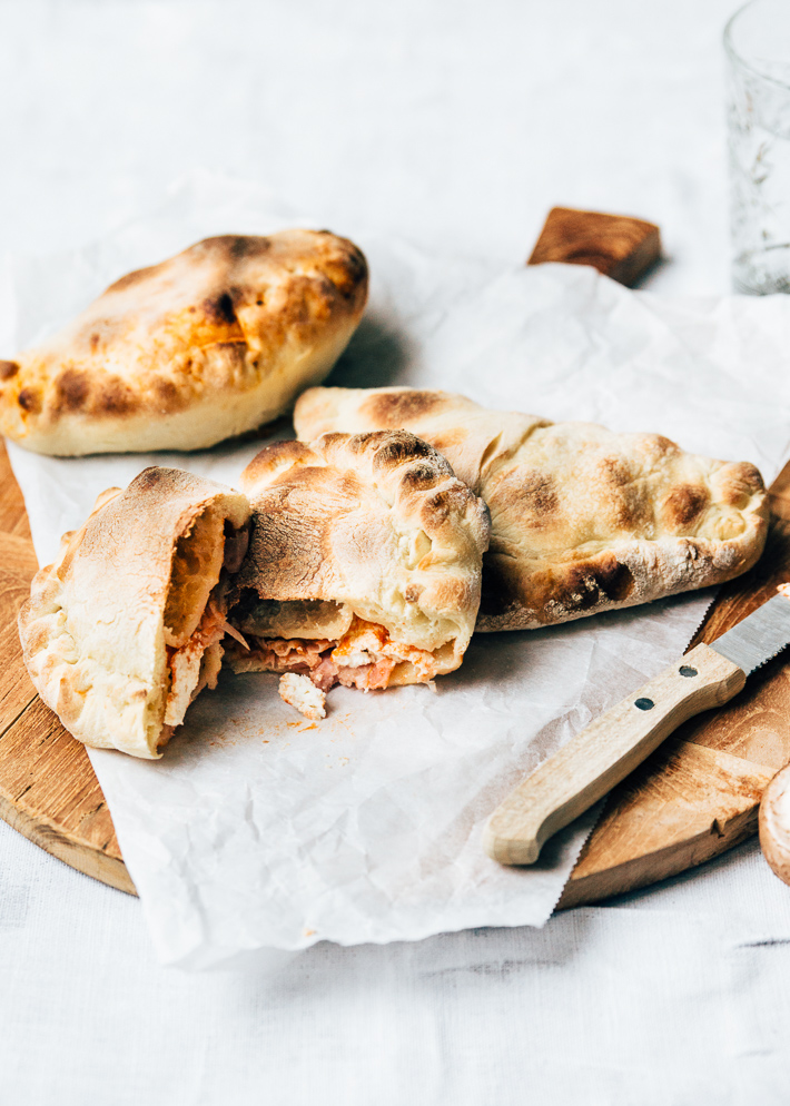 Mini calzone pizza's