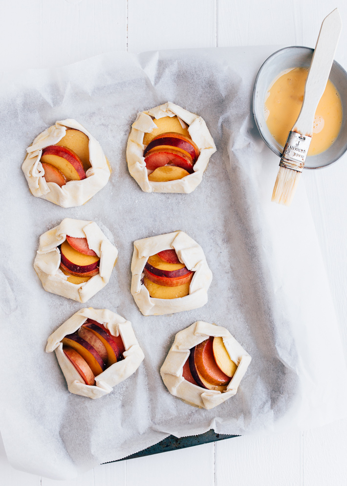 Mini galettes met steenfruit