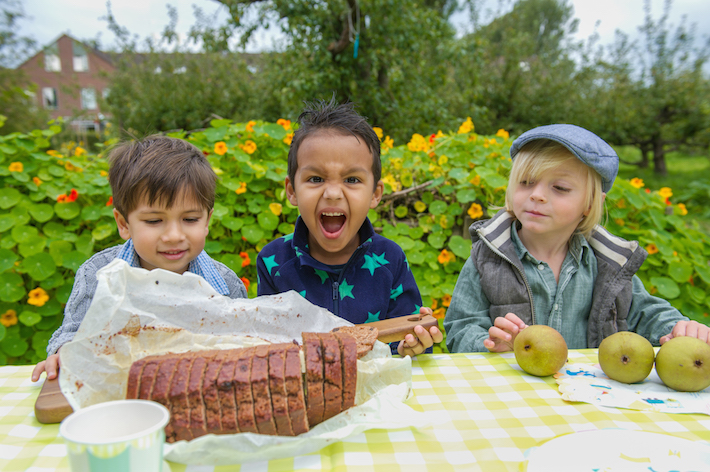 ontbijtkoek met rozijnen