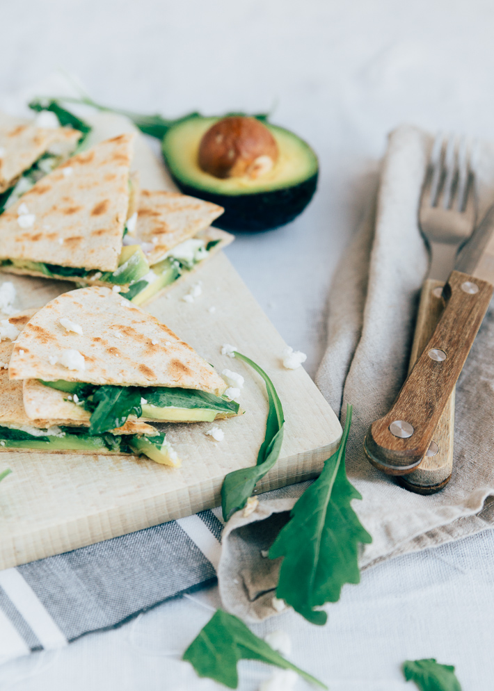 Quesadilla's met avocado