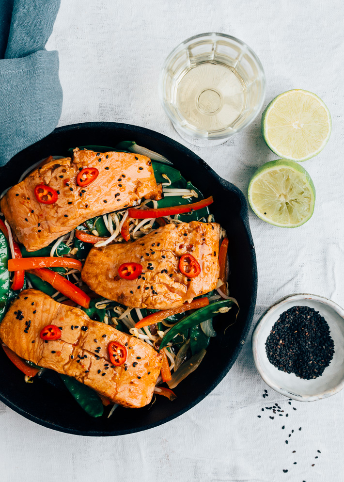 Thaise zalm met chili