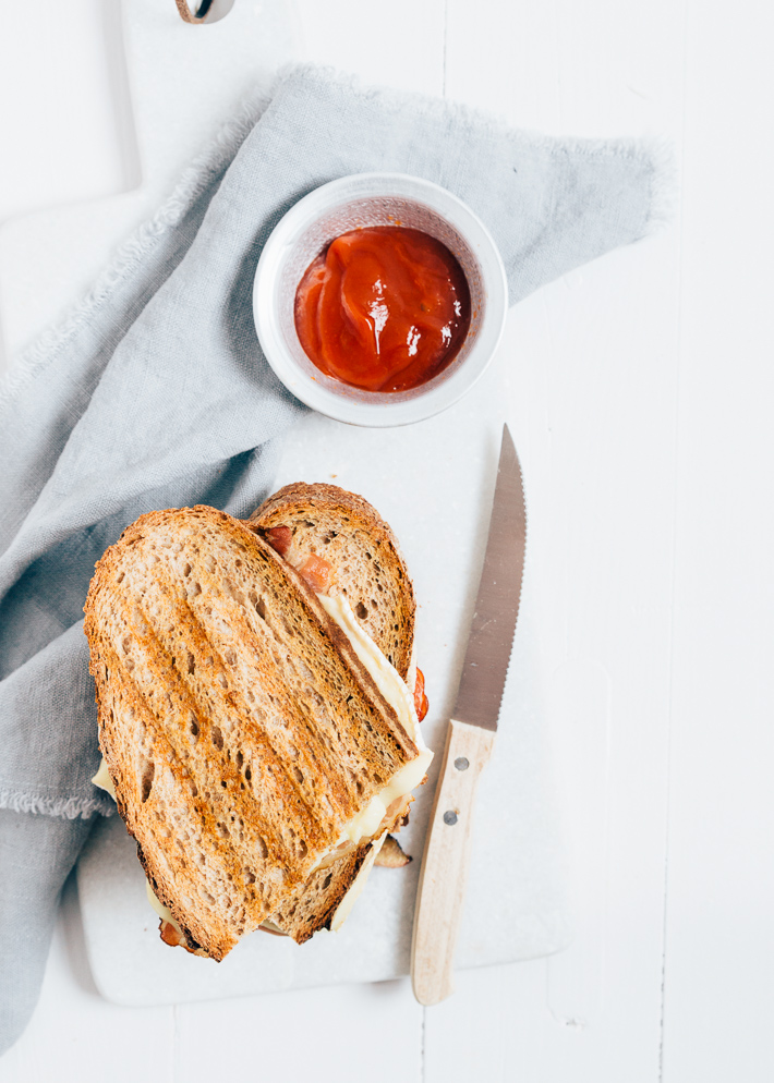 Tosti met brie en bacon