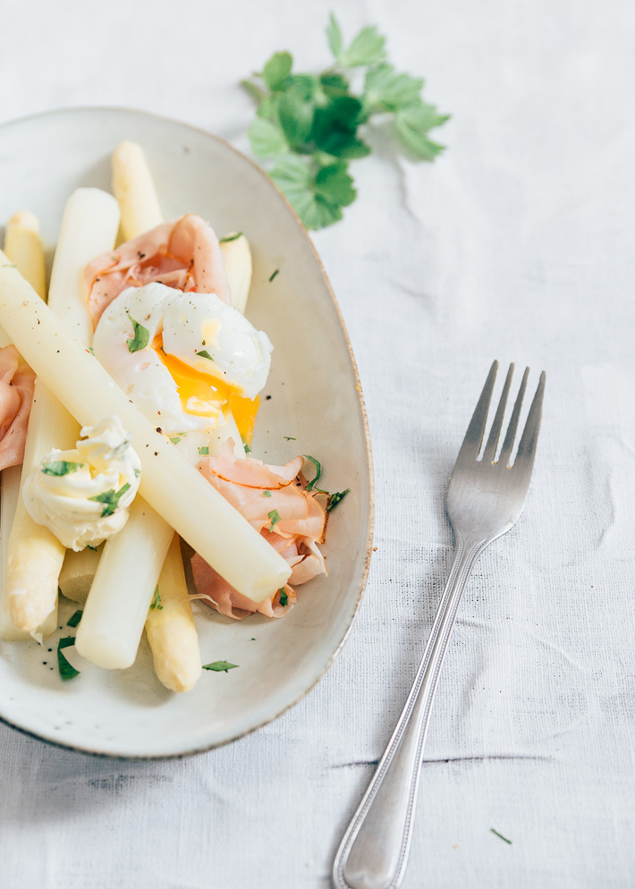 asperges met ham en ei