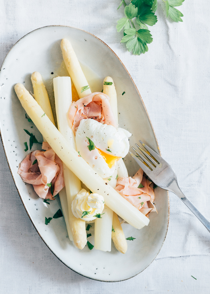 asperges met ham en ei