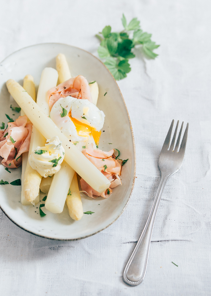 asperges met ham en ei