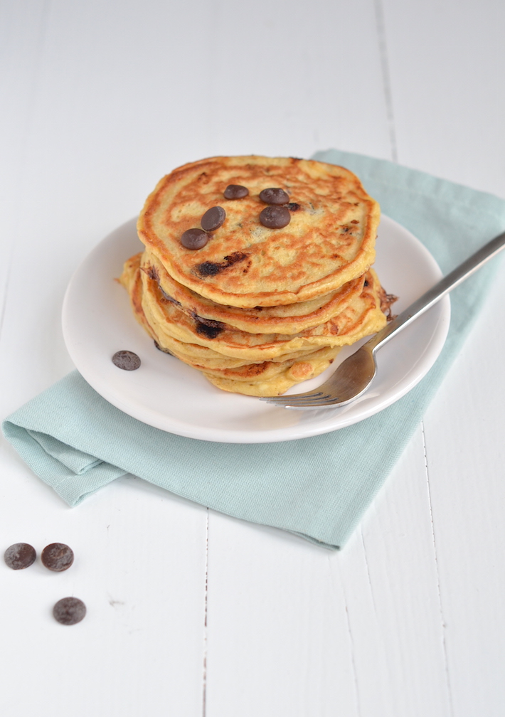 chocolat chip pannenkoekjes 