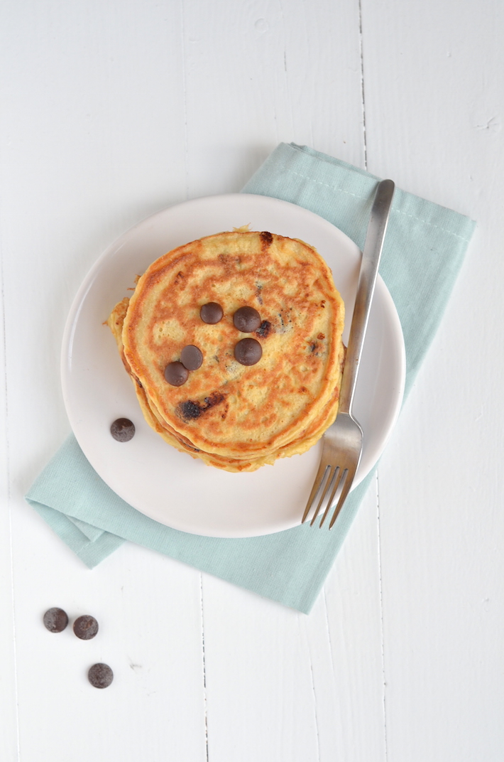 chocolat chip pannenkoekjes 