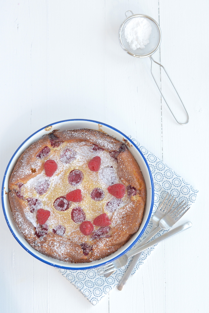 clafoutis met frambozen 