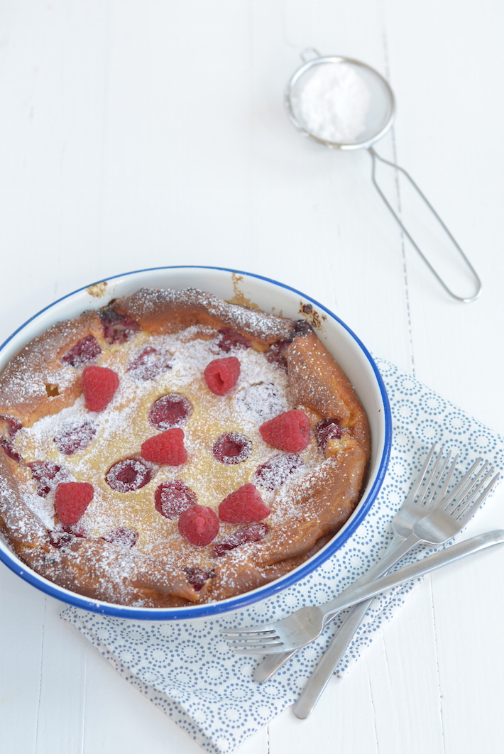 clafoutis met frambozen 