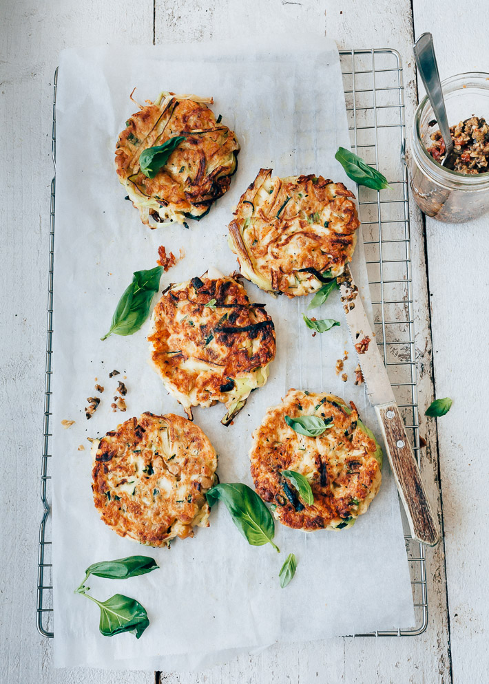 Courgette fritters