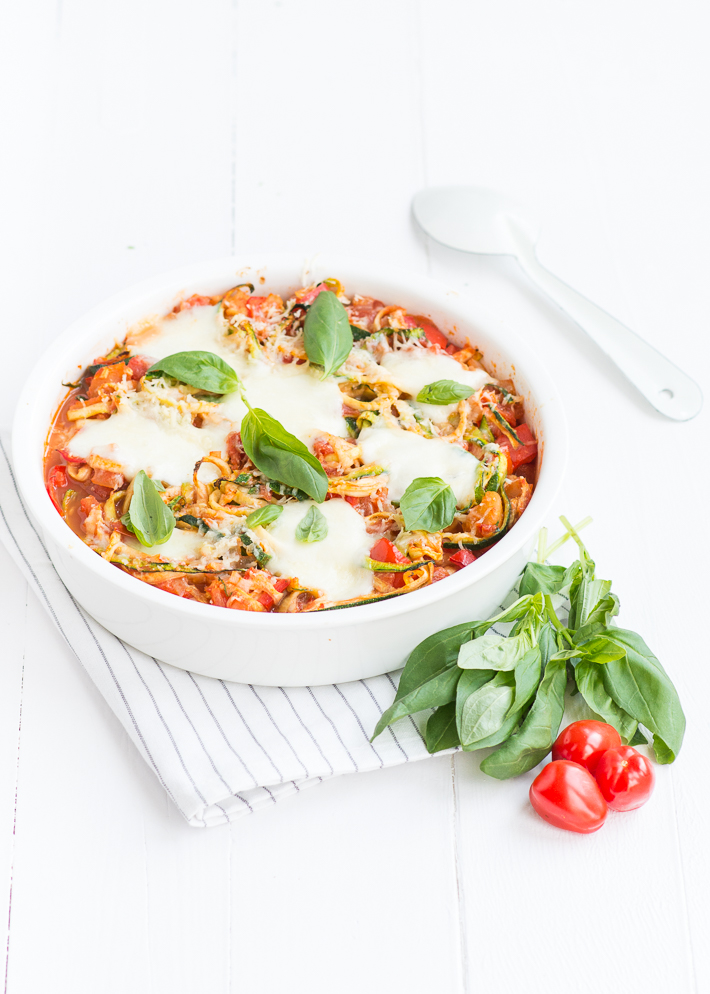 courgette pasta uit de oven