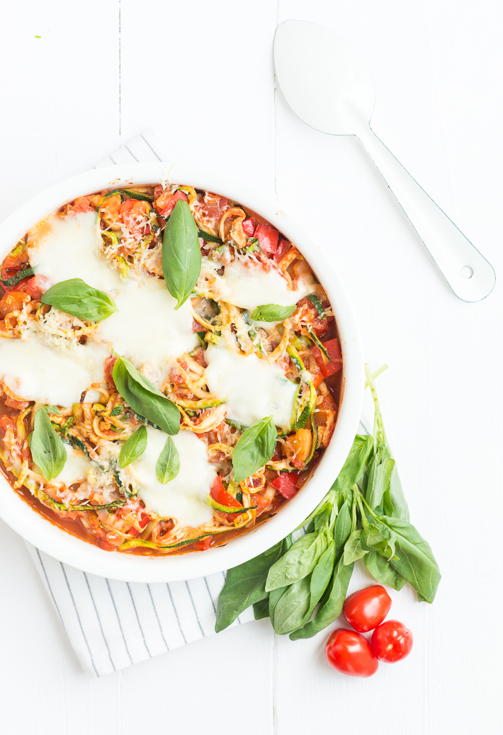 courgette pasta uit de oven