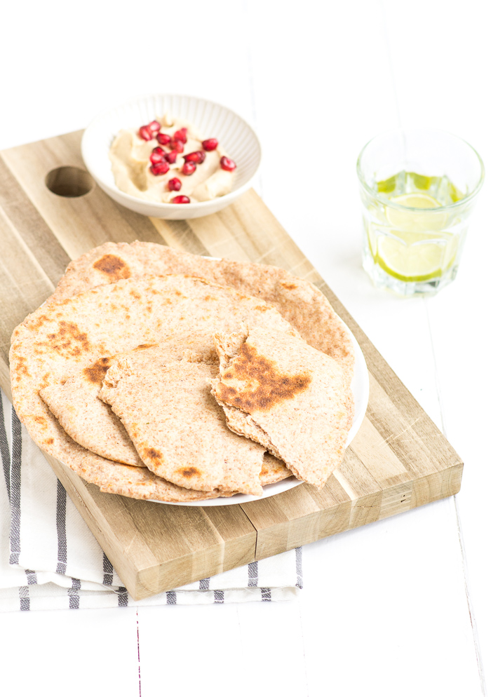 volkoren flatbread recept