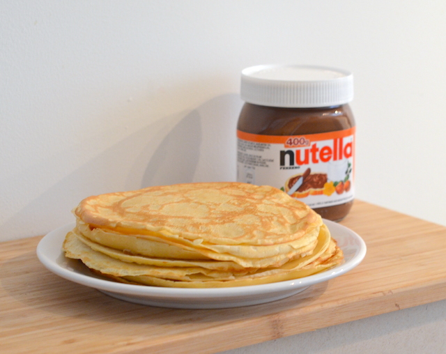 flensjestaart  met nutella