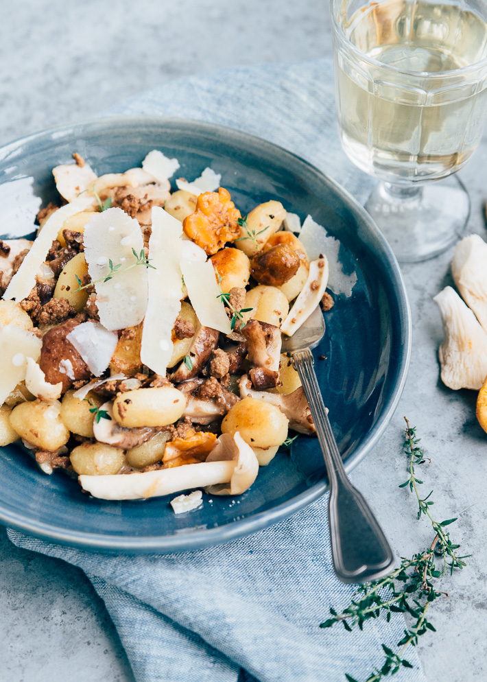 gnocchi paddenstoelenroomsaus