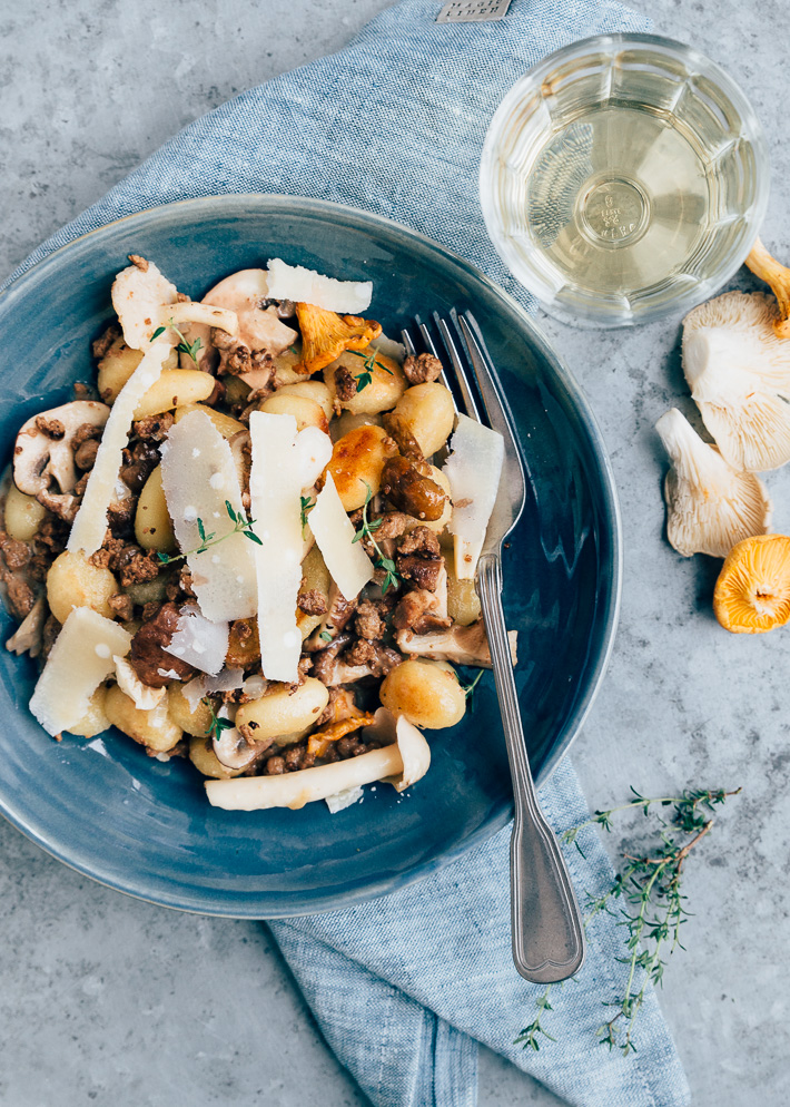 gnocchi paddenstoelenroomsaus