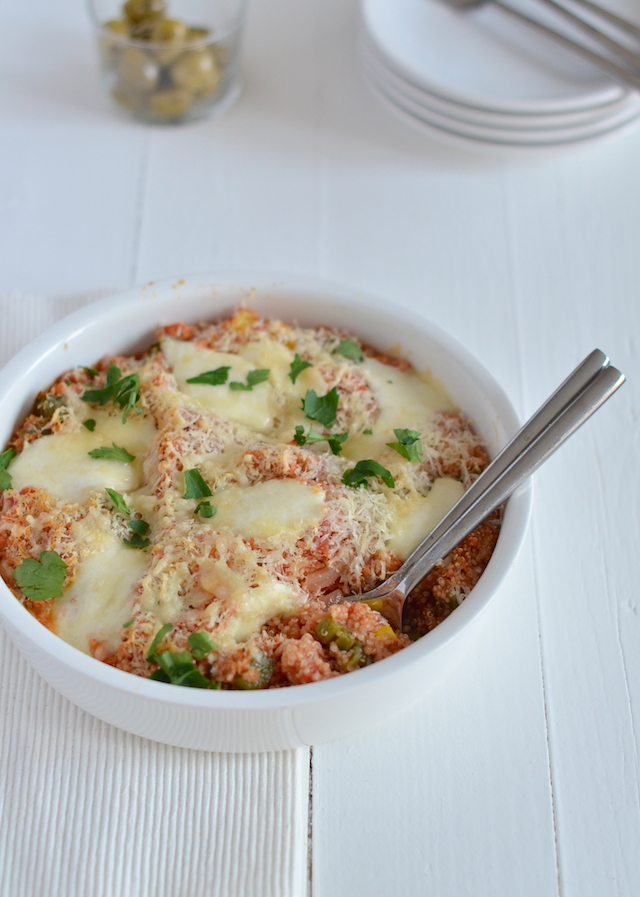 italiaanse quinoa ovenschotel