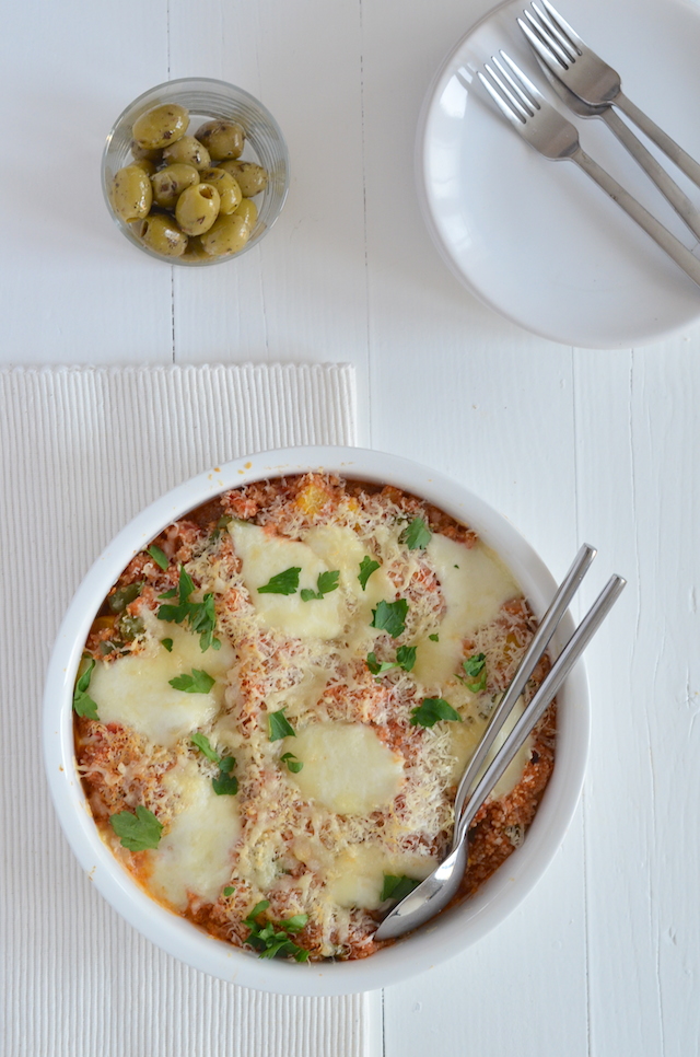 italiaanse quinoa ovenschotel