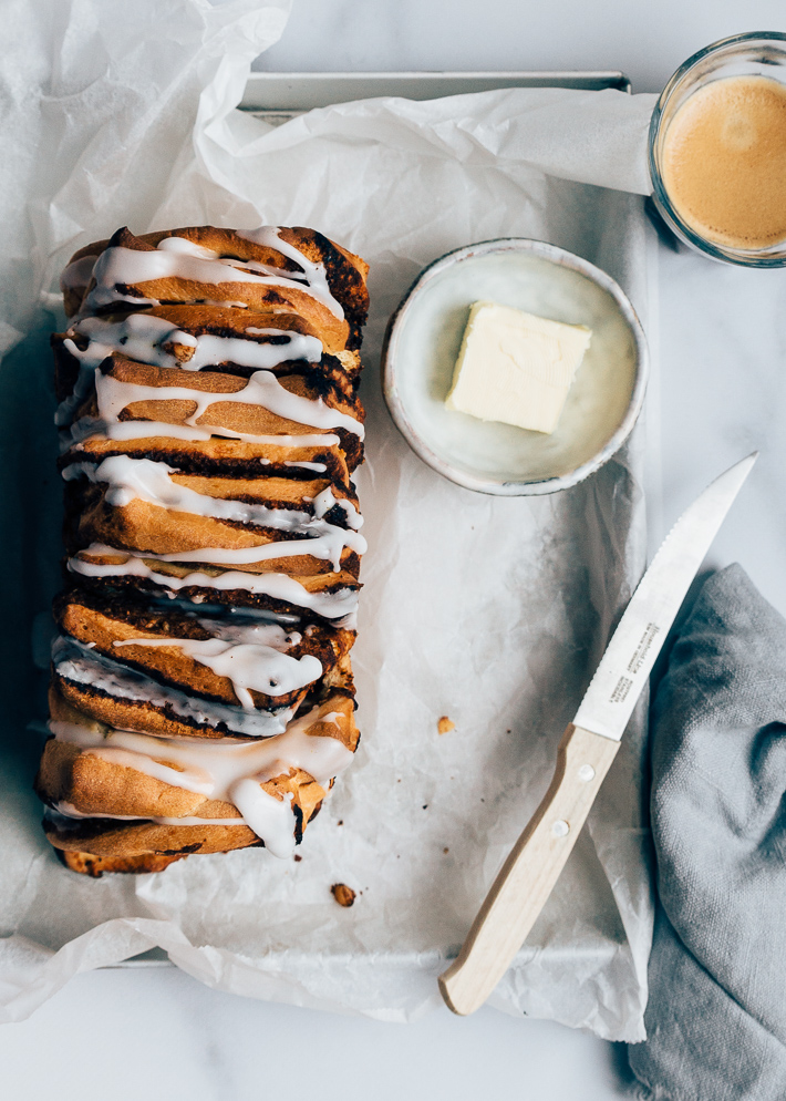 kaneelbrood met icing