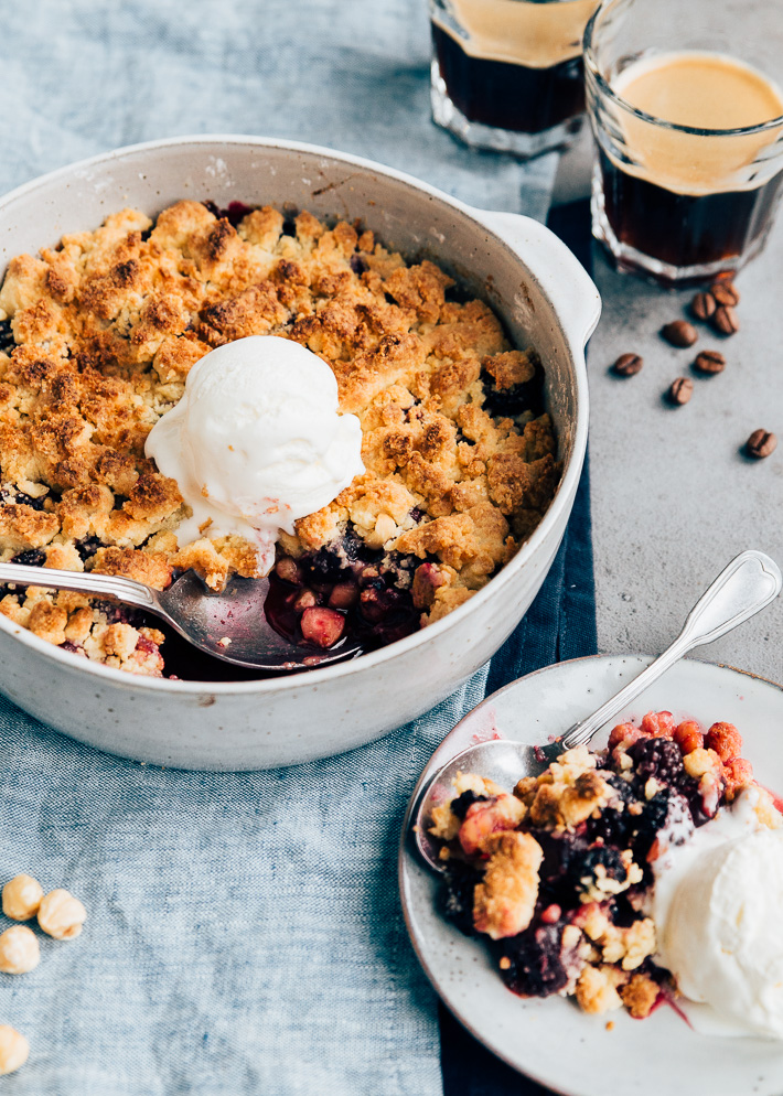 kersen crumble