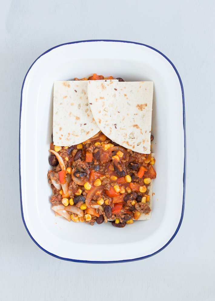 mexicaanse taco lasagne