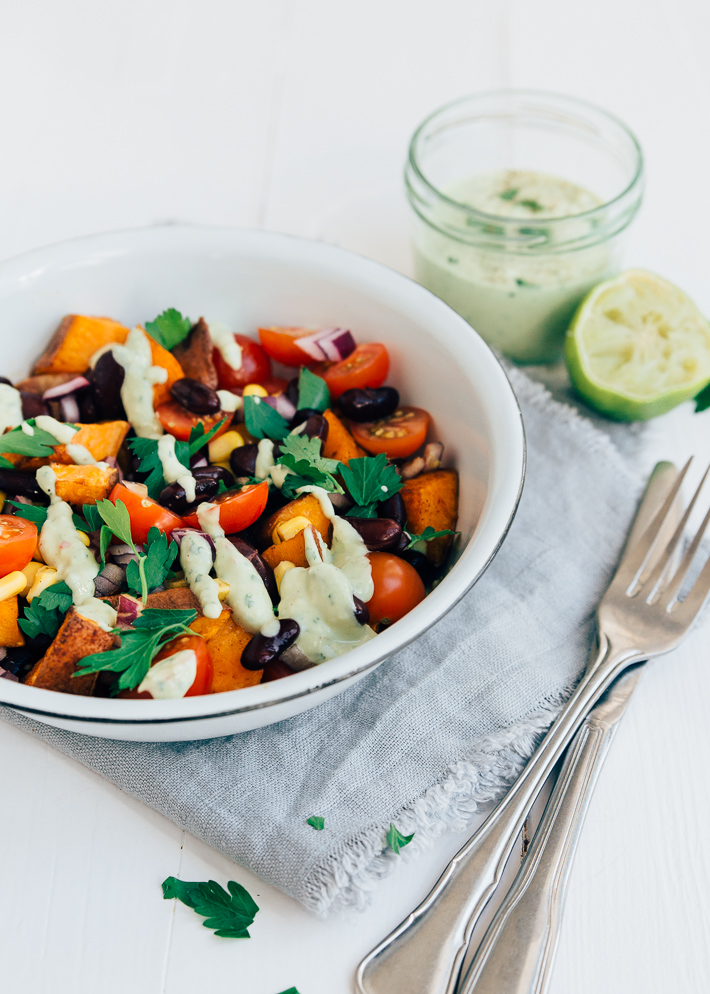 mexicaanse zoete aardappelsalade