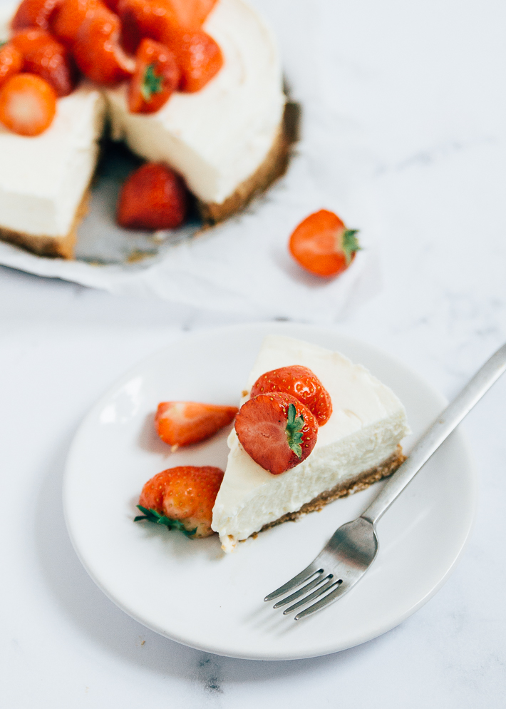 aardbeien cheesecake