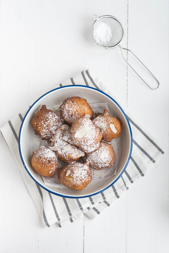 oliebollen met ananas