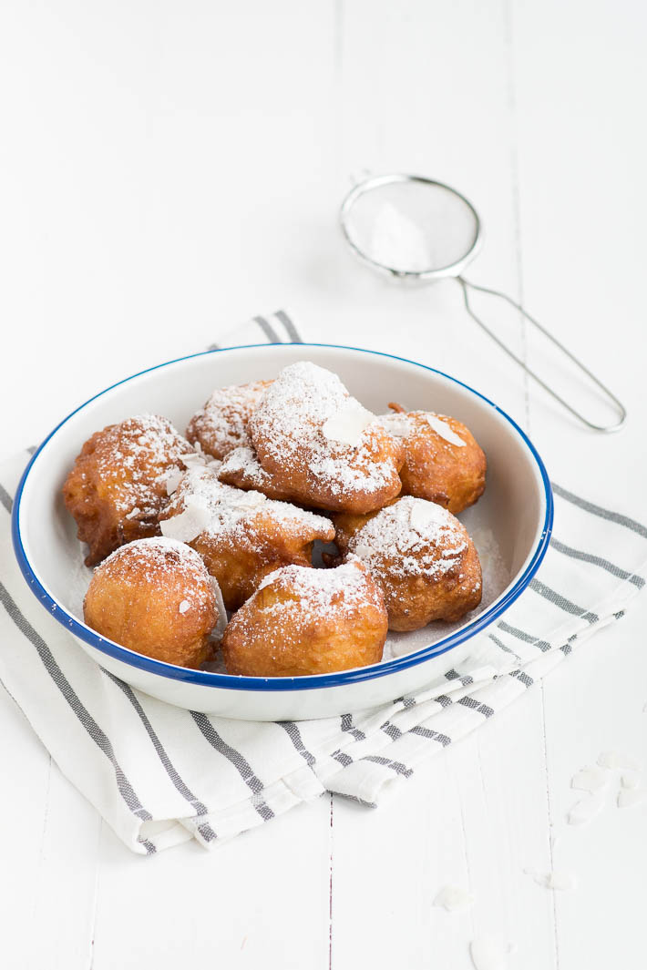 oliebollen met ananas