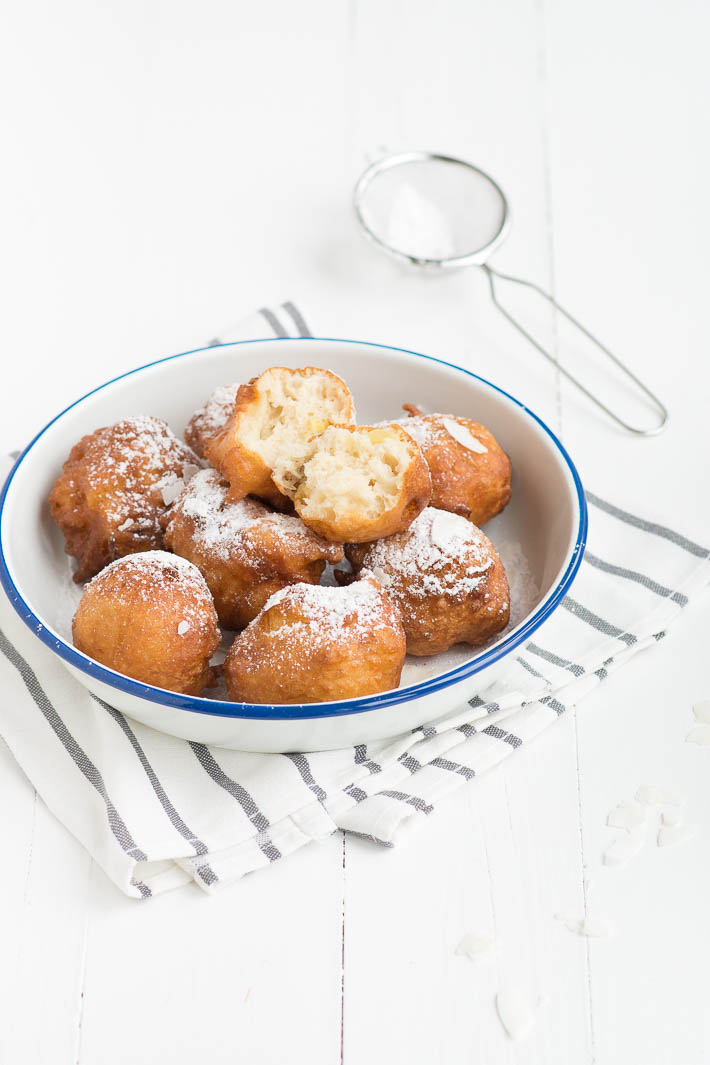 oliebollen met ananas