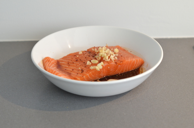 oosterse salade met zalm